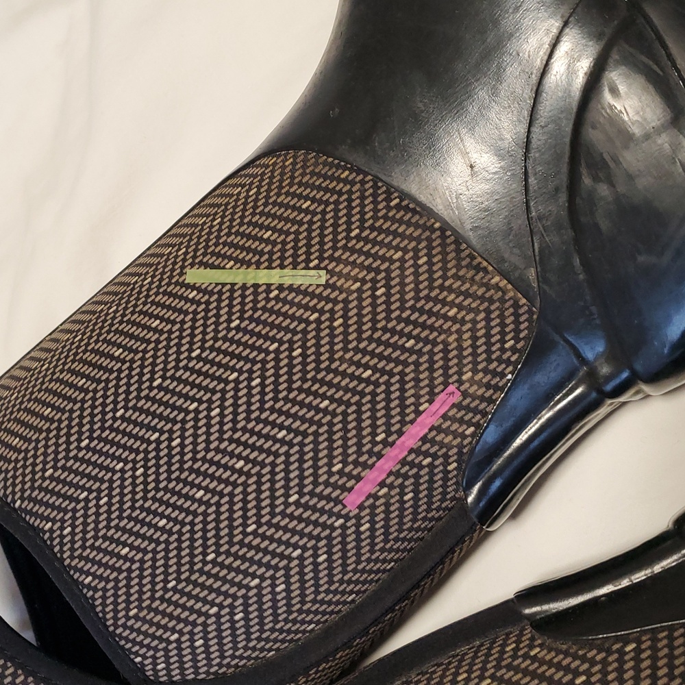 Bogs Black and Brown Herringbone Women's Boots - Picture 9 of 11